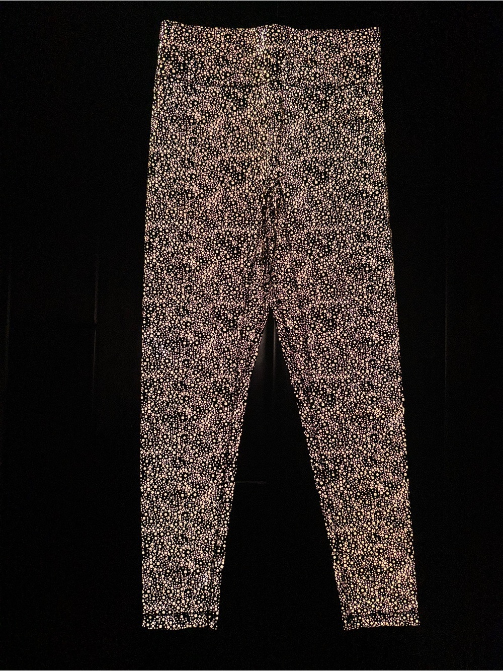 Black line by Noli high rise metallic leggings. Size small. Gold and black